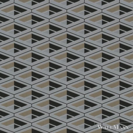 ZAMBAITI PARATI Vision Z-76006 antracit Tér-hatású 3D-mintás Elegáns tapéta
