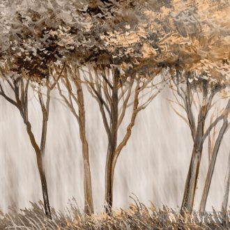   ZAMBAITI PARATI Savana Z-77560 barna Liget mintás Impresszionista digitális panel