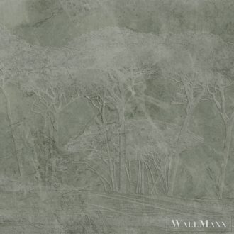   ZAMBAITI PARATI Savana Z-77565 zöld Fenyő mintás Rézmetszet digitális panel