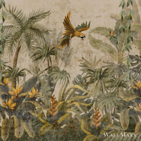 ZAMBAITI PARATI Savana Z-77578 taupe Madagaszkár mintás Afrika digitális panel
