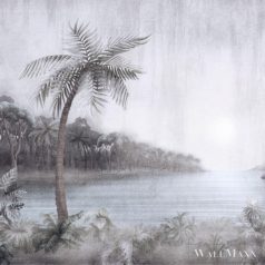   ZAMBAITI PARATI Savana Z-77581 kék Lagúna mintás Tájkép digitális panel