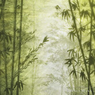   ZAMBAITI PARATI Savana Z-77588 zöld Bambusz mintás Afrika digitális panel