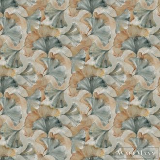   ZAMBAITI PARATI Savana Z-77591 bézs Ginko mintás Afrika digitális panel