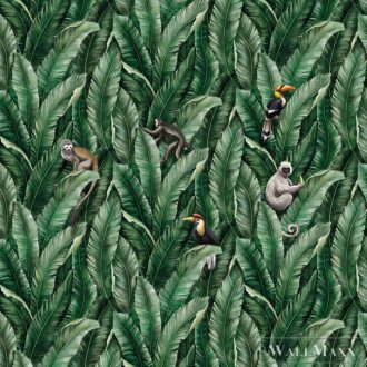  ZAMBAITI PARATI Savana Z-77594 zöld Szavanna mintás Afrika digitális panel