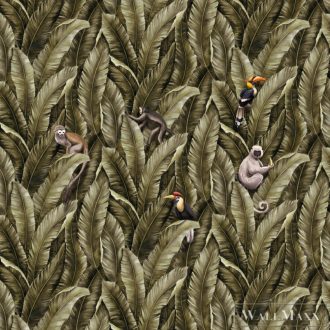   ZAMBAITI PARATI Savana Z-77595 taupe Szavanna mintás Afrika digitális panel