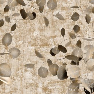   ZAMBAITI PARATI Savana Z-77597 bézs Eukaliptusz mintás Afrika digitális panel