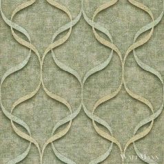 Abitat 2022 Z-88118 zöld Textil mintás Design tapéta