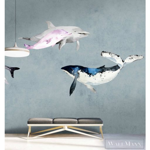 AS CREATION Walls by Patel 3 dd122008 kék OCEANS FIVE 1 digitális panel