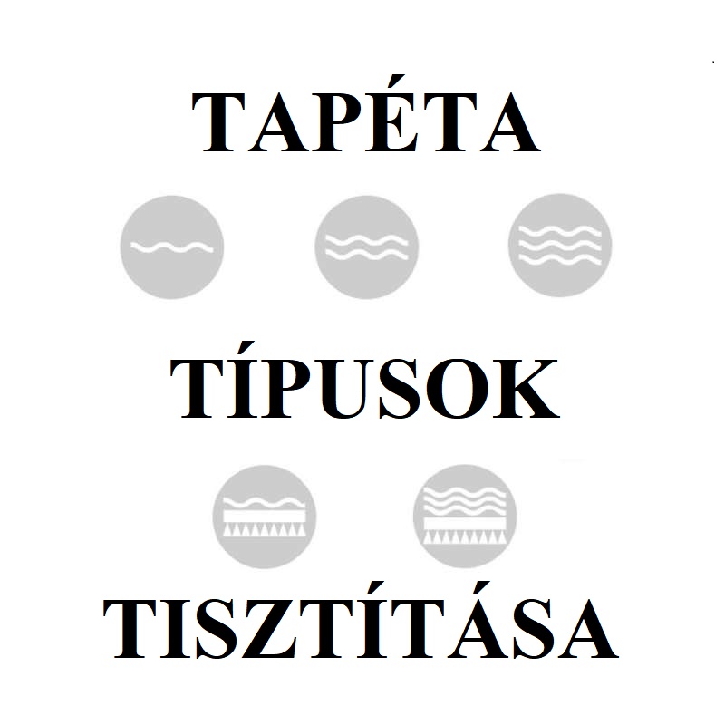 Tapéták tisztítása típusok szerint